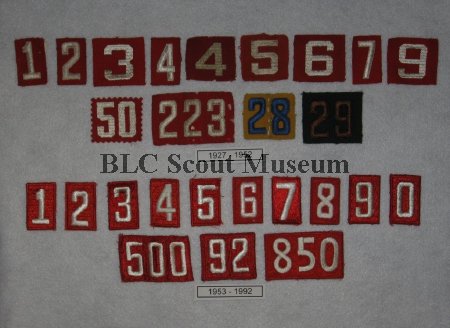 Uniform Insignia - Unit numbers