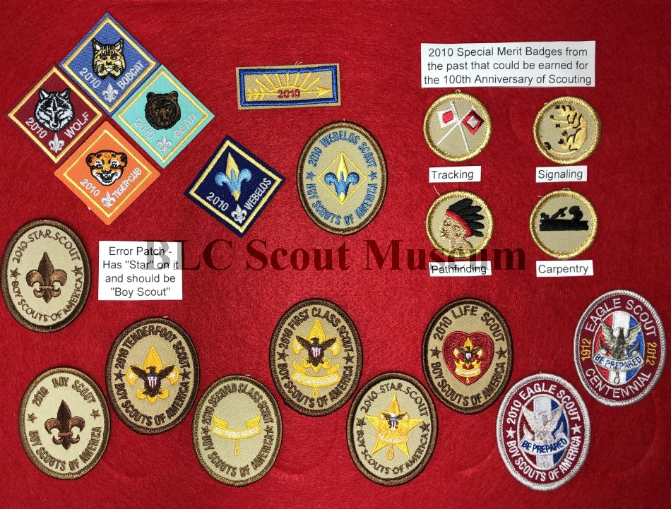 Uniform Insignia - 2010/2012 Special Issue 100th Anniversary Patches